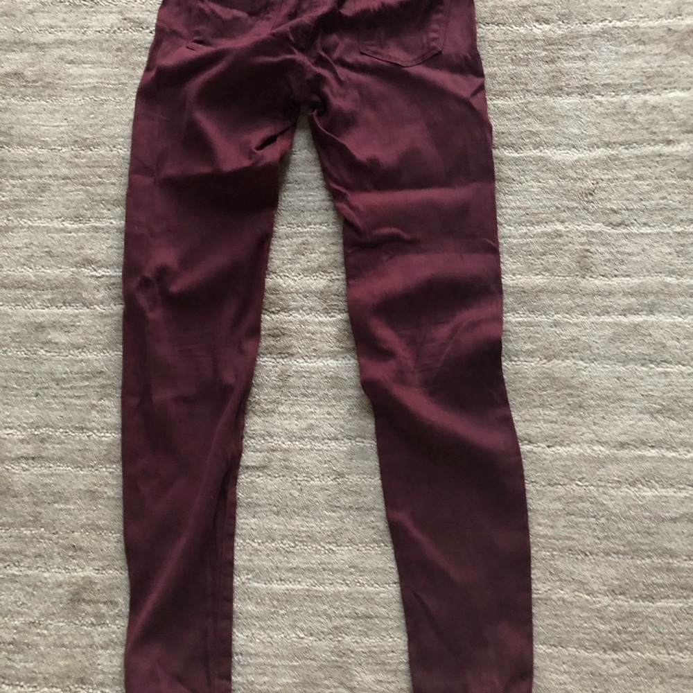 Hudson dark cranberry jeans
